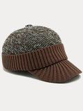 Winter Ear Protection Brim Beanie Hat