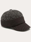 Winter Ear Protection Brim Beanie Hat