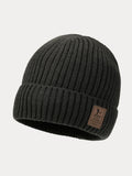 Daily Knit Beanie Hat with Fleece Lining