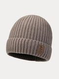 Daily Knit Beanie Hat with Fleece Lining
