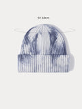Stylish Tie-Dye Style Knit Beanie
