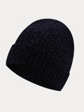 Warm Thick Fleece Knit Beanie