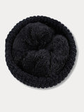Warm Thick Fleece Knit Beanie