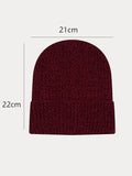 Warm Thick Fleece Knit Beanie