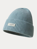Stylish Warm Label Knit Beanie