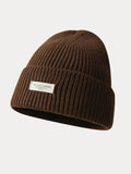 Stylish Warm Label Knit Beanie
