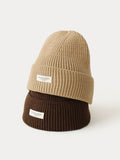 Stylish Warm Label Knit Beanie