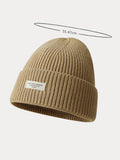 Stylish Warm Label Knit Beanie