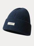 Stylish Warm Label Knit Beanie