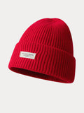 Stylish Warm Label Knit Beanie