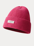 Stylish Warm Label Knit Beanie