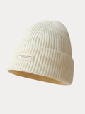 Stylish Warm Label Knit Beanie