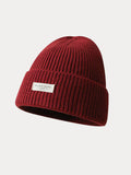 Stylish Warm Label Knit Beanie