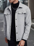 Casual Stylish Button Down Lapel Jackets