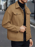Casual Stylish Button Down Lapel Jackets