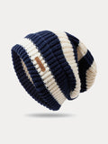 Cozy Stacking Striped Knit Beanie