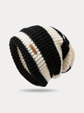 Cozy Stacking Striped Knit Beanie