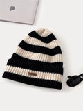 Cozy Stacking Striped Knit Beanie