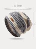 Cozy Stacking Striped Knit Beanie