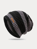 Cozy Stacking Striped Knit Beanie