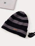 Cozy Stacking Striped Knit Beanie