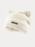 Soft Warm Cat Ear Shape Knit Beanie