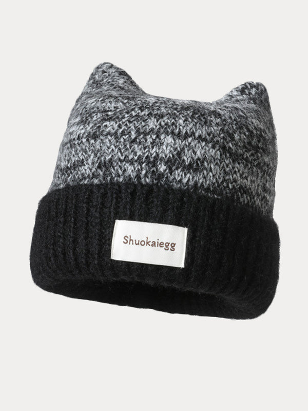 Trendy Soft Plush Meowing Beanie