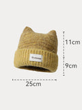 Trendy Soft Plush Meowing Beanie