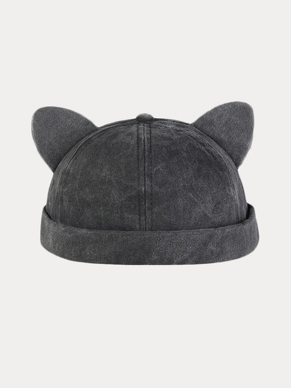 Stylish Meow Earflap Cap