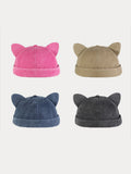 Stylish Meow Earflap Cap