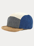 Trendy Contrast Color Corduroy Cap