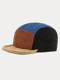 Trendy Contrast Color Corduroy Cap