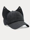 Trendy Adjustable Fox Ears Baseball Cap
