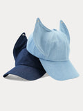 Trendy Adjustable Fox Ears Baseball Cap