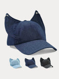 Trendy Adjustable Fox Ears Baseball Cap