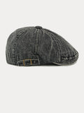 Fashion Vintage Denim Newsboy Cap