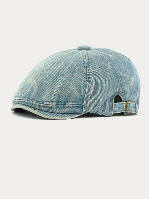Fashion Vintage Denim Newsboy Cap