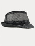 Casual Summer Breathable Mesh Cotton Fedora Hat