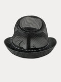 Casual Summer Breathable Mesh Cotton Fedora Hat