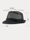 Casual Summer Breathable Mesh Cotton Fedora Hat
