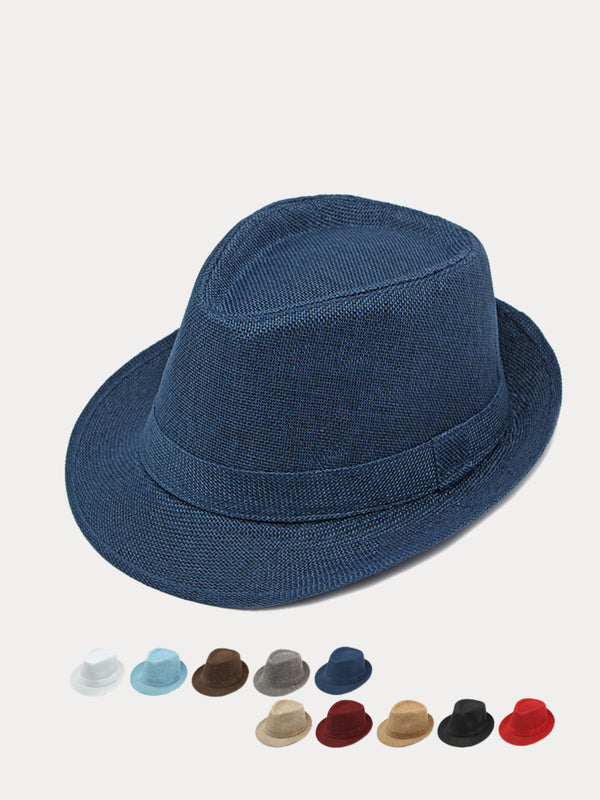 Beach Sun Protection 100% Cotton Fedora Hat