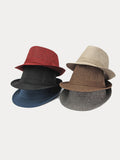 Beach Sun Protection 100% Cotton Fedora Hat