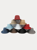 Beach Sun Protection 100% Cotton Fedora Hat