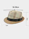 Vintage Sun Protection Fedora Hat