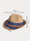 Foldable Sun Protection 100% Cotton Fedora Hat