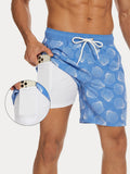 Vacation Casual Printed Swim Trunks