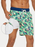 Vacation Casual Printed Swim Trunks