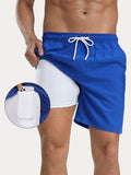 Summer Resort Built-In Liner Swim Trunks
