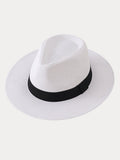 Classic Banded Panama Hat