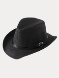 Classic Belted Panama Hat